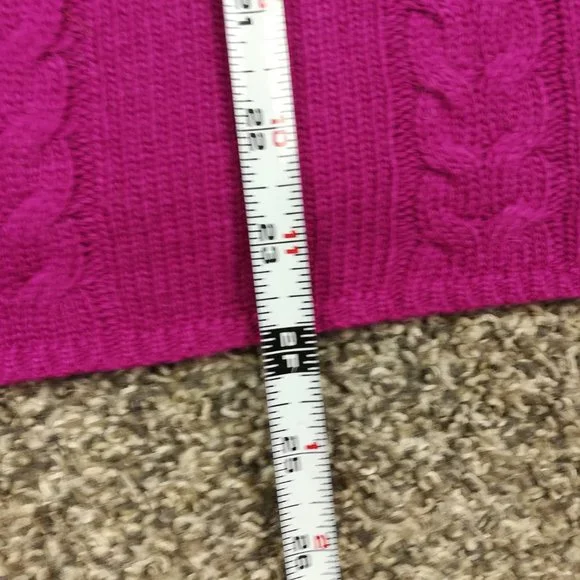 Women's Pink Cardigan Sweater - Picture 8 of 9